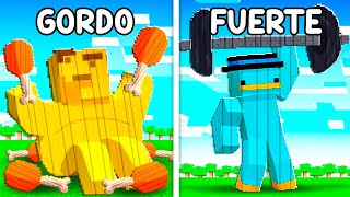 ZACH GORDO vs TURBO MAMADÍSIMO! Batalla de Construcción en Minecraft!