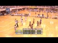 【バスケ】 h25　第43回　関東中学校バスケットボール大会　陽南vs中沢（ダイジェスト）（女子2回戦）