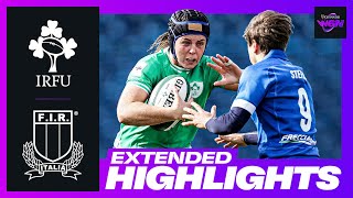 CLOSE ENCOUNTER 🔥| IRELAND V ITALY | EXTENDED RUGBY HIGHLIGHTS