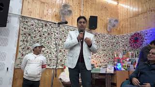 ACR Kishtwar Mohammad Idress Lone concluding speech at All India Mushaira held at GDC Kishtwar