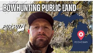 Bowhunting PUBLIC LAND in Michigan | 5 day DEER HUNT! #bowhunting #deer #publicland