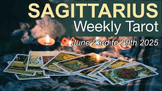 SAGITTARIUS AN UNEXPECTED TWIST! Weekly Tarot Reading June 23rd to 29th 2025 #sagittarius #tarot