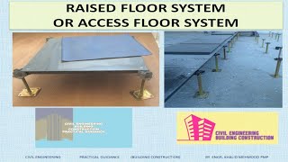 Raised floor or access floor system