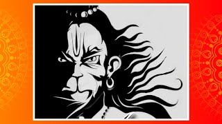 Easy Trick | Pencil Drawing Hanuman Ji | Step By Step | Simple Hanuman Ji Drawing | Tutorial