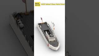 BRICK BRICKS | Custom Model | USCG Island Class Patrol Boat | Speed Build