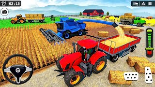 Real Farming Tractor Driving Simulator 2022 - Sugarcane Harvester - Android Gameplay