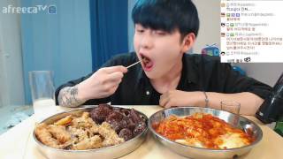 [먹방찌워니] 찌워니 죠스치즈떡볶이+순대+프리미엄튀김2개 세트먹방 [Eating show]