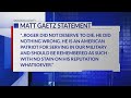 Rep. Matt Gaetz shares his remarks on the shooting of Airman Roger Fortson