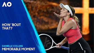 THAT Danielle Collins Winning Reaction l Match Point | Australian Open 2025