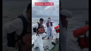 উত্তাল সমুদ্র … #shorts #sea #trending #ship #share #waves #new