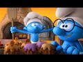 who makes tastier food 🔥 spongebob vs smurfs 60 minute compilation @nicktoons