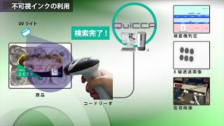 不可視印字を使った検査トレーサビリティ