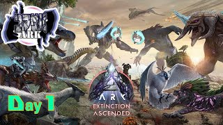 【ARK/ASA】ストリーマーサーバー『コマサバARK』で生き残る！　Day1 #コマサバARK