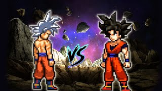 Goku MUI DBFZ OP VS Goku V5 LB OP(All Form) in Jump Force Mugen