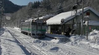 根室本線金山駅を発着するキハ40