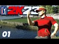 Getting Out of Q-School - PGA Tour 2K23 Career Mode Part 1