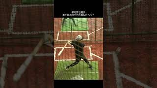 【巨人】萩尾匡也選手は誰の打ち方の真似をしているのかな？　#shorts #baseball #sports #ジャイアンツ #巨人 #プロ野球