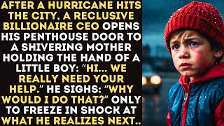 After a Hurricane, a Billionaire CEO Refuses to Help a Shivering Little Boy and Mom, Only to Realize