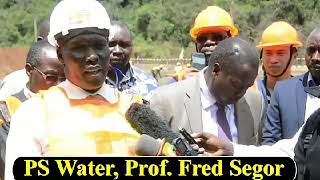 Inspection tour of Chemususu Dam Phase Two