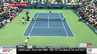 Andy Murray DEFEATS Novak Djokovic - US Open 2012 - First Grand Slam