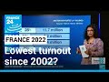 French presidential election: Turnout could be the lowest since 2002 • FRANCE 24 English