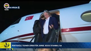 Jorge Jesus İstanbul Havalimanın'da