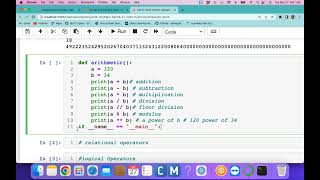 Python Operators Part 1 Explained | Arithmetic, Assignment, Comparison by Mani