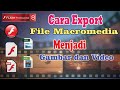 Export Macromedia Flash 8 Menjadi Video dan gambar - Membuat media pembelajaran dengan macromedia