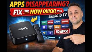 ONN TV Apps Disappearing? FIX This NOW! (Best Google TV Setup 2026)