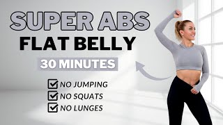 🔥30 Min SMALL WAIST + ABS🔥All Standing🔥Lose Belly Fat🔥No Jumping🔥No Repeat🔥