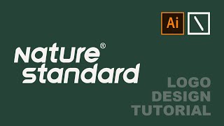 NATURE STANDARD Logo Design | Adobe Illustrator Tutorial