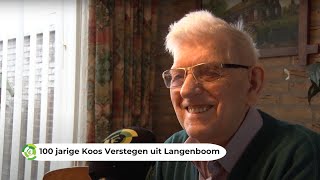 100 jarige Koos Verstegen uit Langenboom