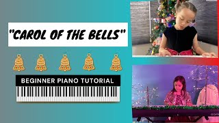 Carol of the Bells Beginner Piano Tutorial