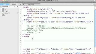 Simple commenting system with PHP and jQuery