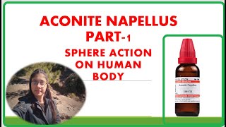 Aconitum Napellus|| Sphere of action || Mnemonics|| PART-1