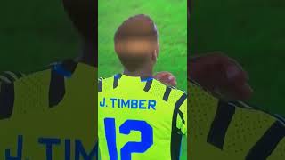 Jurrien Timber debut for Arsenal!! #jurrientimber #arsenal #football