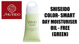 SHISEIDO WASO COLOR - SMART DAY MOISTURISER | GREEN (OIL FREE)