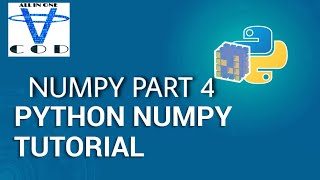 Python NumPy Tutorial #recipe4 | NumPy Array | Python Tutorial For Beginners | all in one code