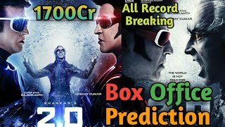 2.0 Lifetime Worldwide Box Office Prediction | 2.0 India Box Office Prediction | Rajinikanth