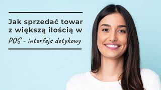 Jak sprzedać towar z większą ilością w POS - interfejs dotykowy