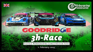 🇬🇧 LIVE: Digitale Nürburgring Langstrecken-Serie, Goodridge 3h-Race!