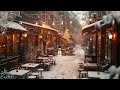 ❄️ cozy winter jazz at an italian café 🎄 warm and peaceful ambience for focus study and good moods