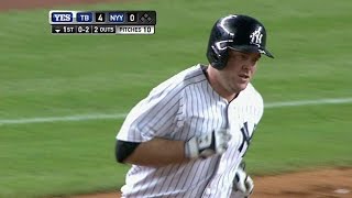 TB@NYY: McCann hits solo shot just inside foul pole