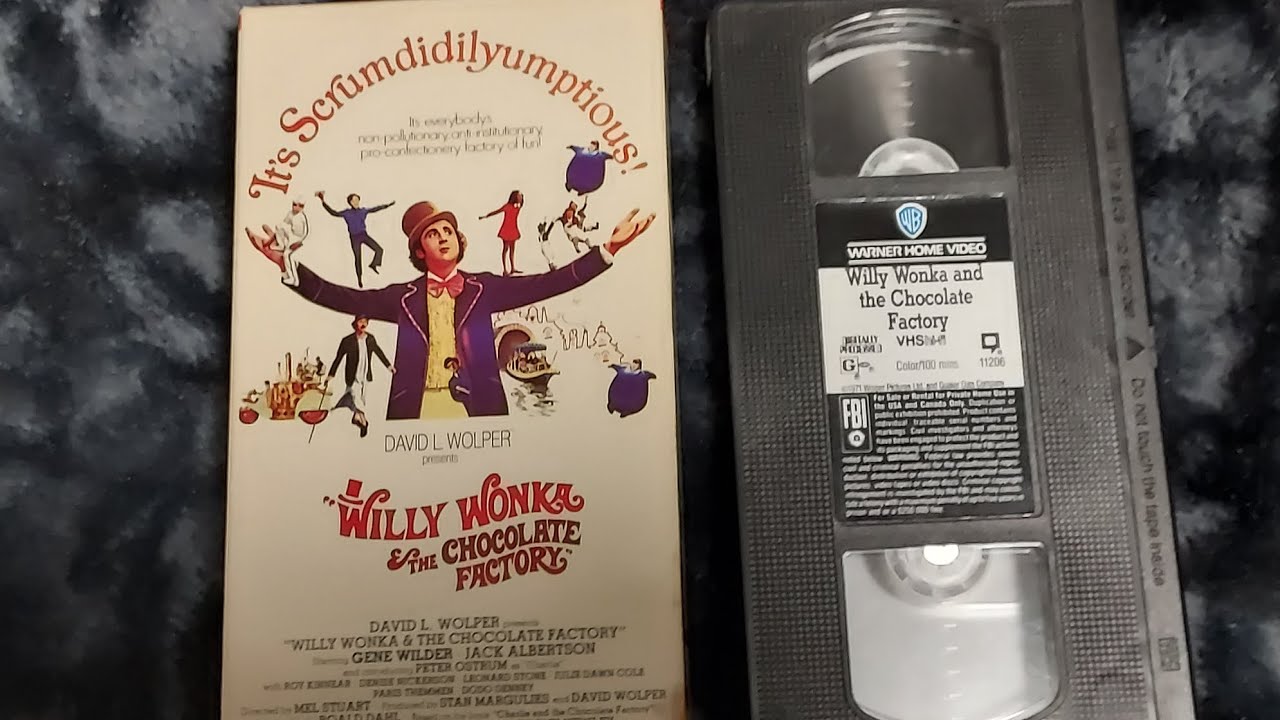 Opening/Closing Of Willy Wonka The Chocolate Factory VHS From 1971 ...