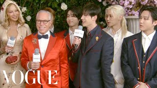 Stray Kids Came to Their First Met Gala with Tommy Hilfiger | Met Gala 2024 | Vo