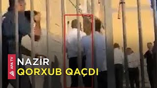 İngilis nazirin İsraildə qorxulu anları - APA TV