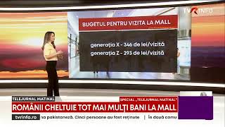 Românii cheltuie tot mai mulți bani la mall