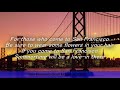 san francisco scott mckenzie lyrics r.i.p scott