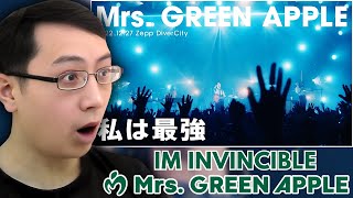 Mrs Green Apple Performs An AMAZING Live Version Of I'm Invincible | Reaction