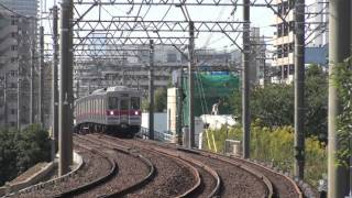 【京成】3500形3588F%普通津田沼行＠京成関屋('11/11){Keihan2500@Kekiya}